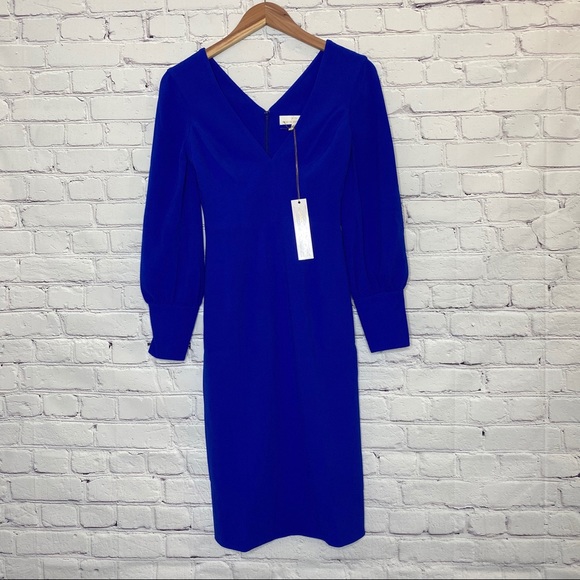 Dress The Population Norah Long Sleeve Mini Dress - Picture 2 of 10